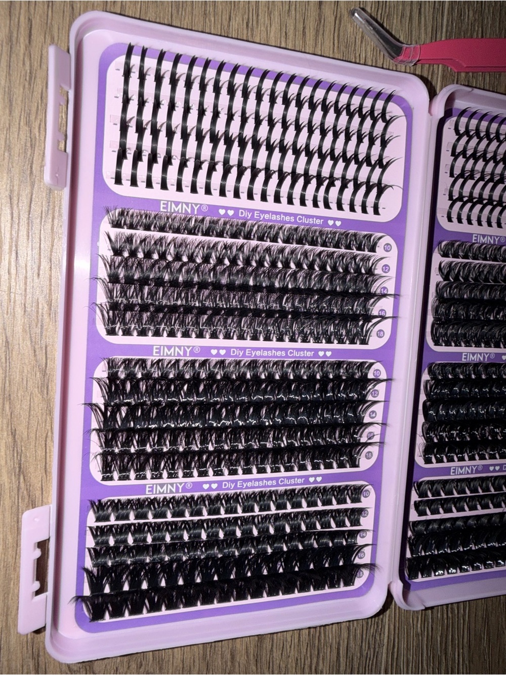Cluster Eyelash Extensions Set  - Black